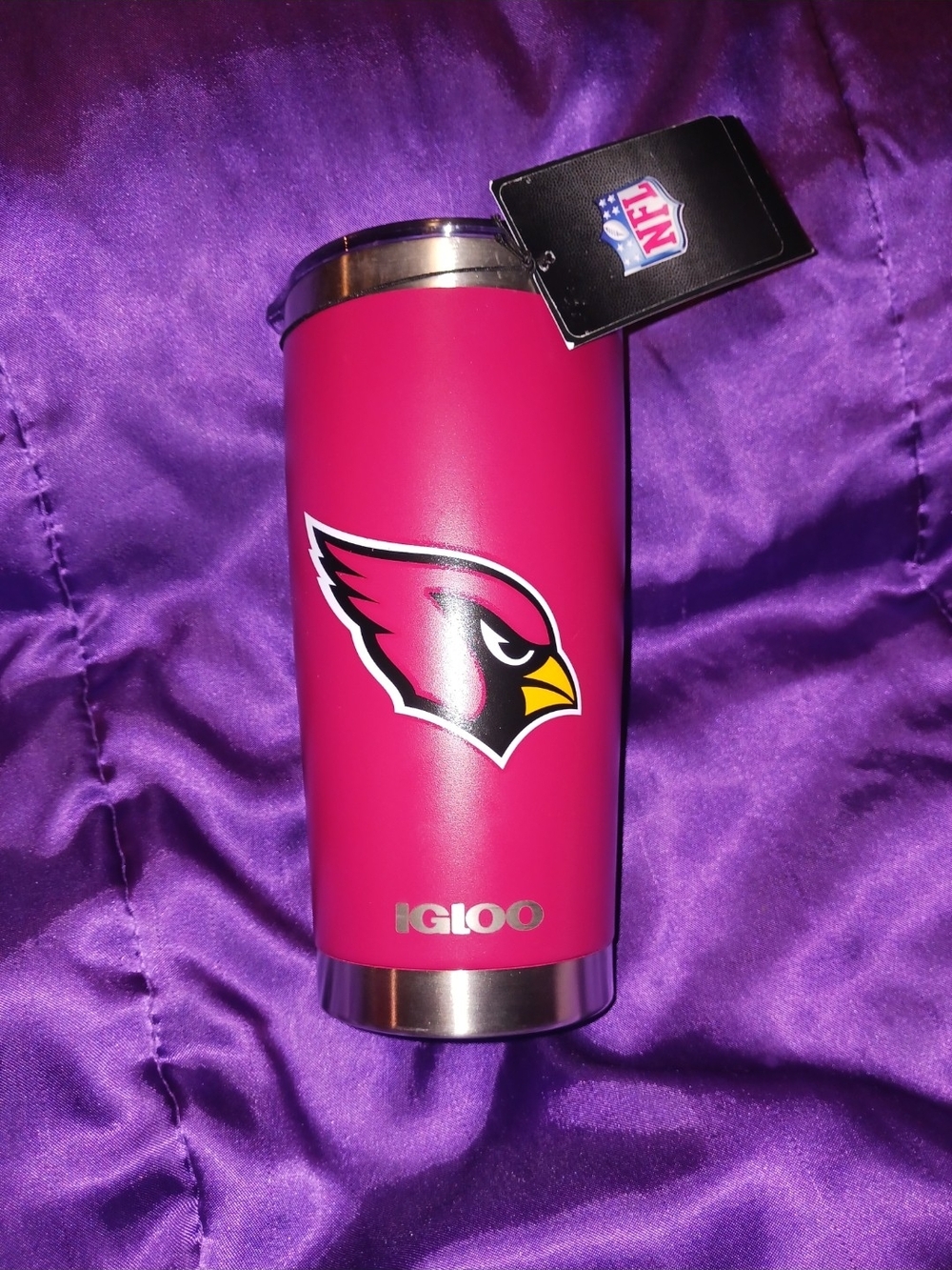 Igloo Pink Arizona Cardinals Travel Tumbler